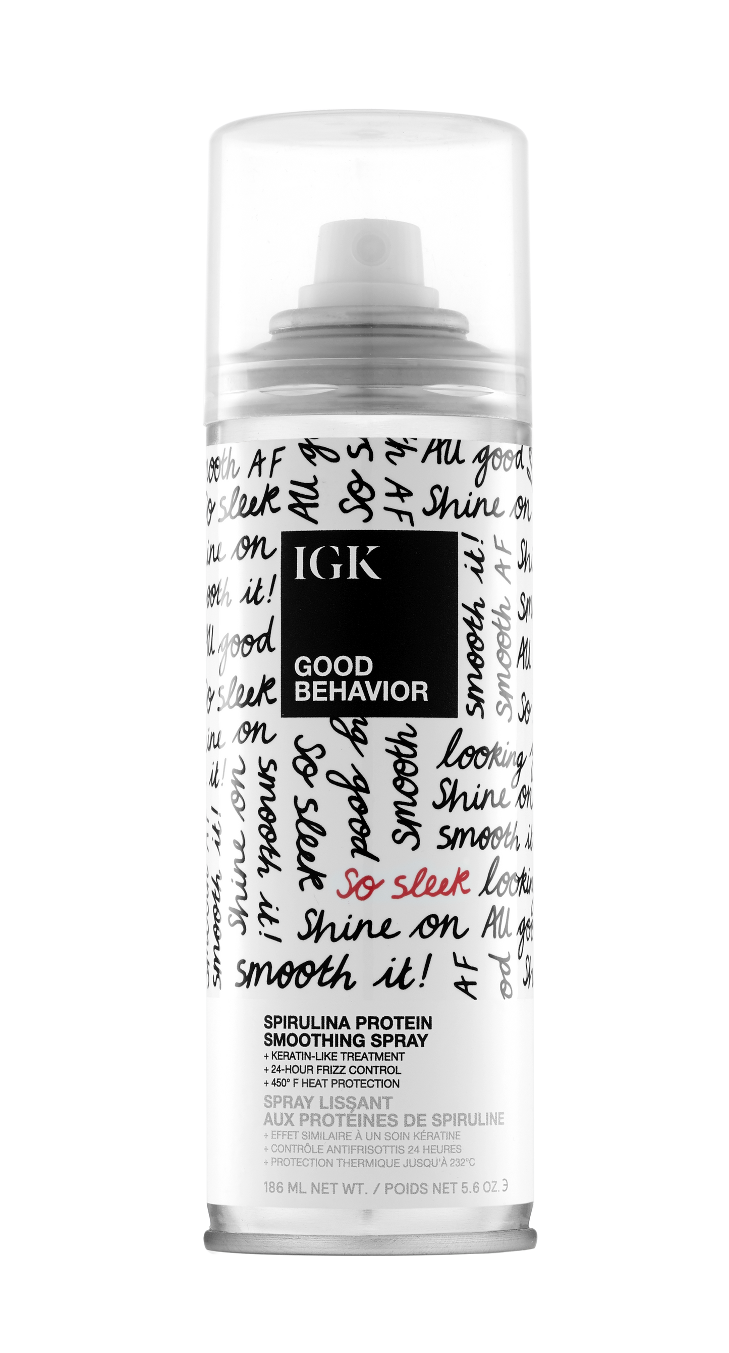 IGK Good Behavior Spirulina Protein Smoothing Spray